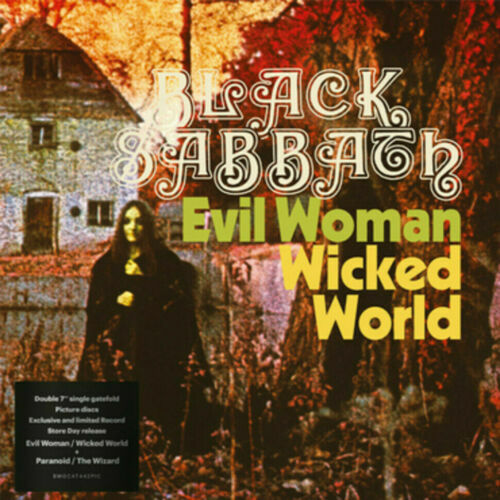 Black Sabbath ‎Evil Woman picture VINYL Wicked World Paranoid The Wizard RSD 20