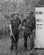 Vietnam War Australian Slouch Hat ARVN Camo Bush Boonie Cap Hat 7-1/2