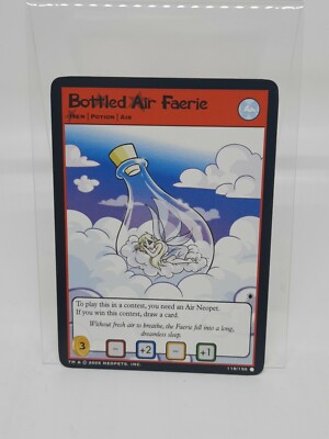 Bottled Air Faerie 118/150 Darkest Faerie Neopets NM 2005