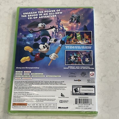 Disney Epic Mickey 2: The Power of Two (Microsoft Xbox 360, 2012