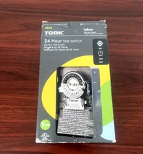 TORK 40-Amps 120-volt Dry Location Lighting Timer 1101B SPST