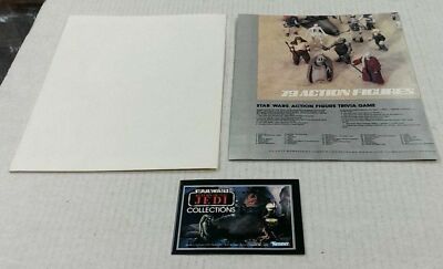 Vintage 1984 Kenner STAR WARS Double Sided 18 x 22in ROTJ Poster & Catalog - NEW