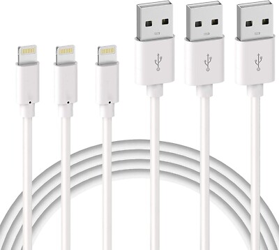 Quntis 3 Pack IPhone Ladekabel  2m, MFi-zertifiziert iPhone Ladekabel, Lighning