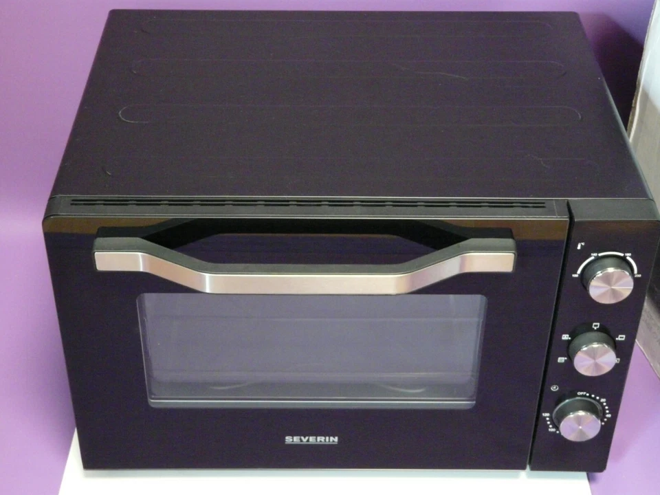 Severin TO2073 XXL Mini-Backofen Timer, Grill / Umluft Funktion + Pizzastein 60L - Bild 2 von 4