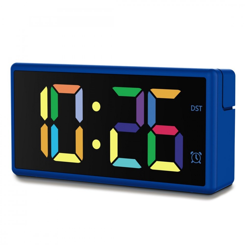 4047443525840 цифровой будильник ibiza blue Hama 10090₽