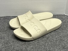 Crocs Unisex Slides Size Men  s 8 Women  s 10 Bone Beige Sandals 210088-2Y2