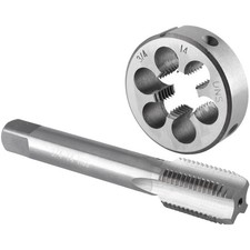 3/4-14 UNS Tap, Die Set, 3/4 x 14, Machine Thread, Right Hand, Cutting
