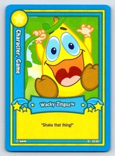 Ganz - Webkinz Challenge Trading Card - Wacky Zingoz B1-28/80