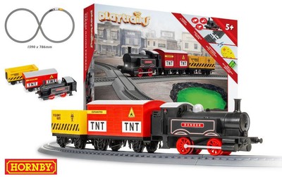 Produttori Vari PLAYTRAINS STEAM GOOD EXPRESS TRAIN SET 1:76