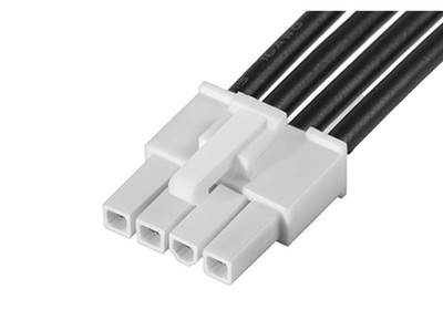 Molex 2153201042 Mini-Fit Jr 4-Pin Female Cable 300mm 1ft 1x4 Single Row