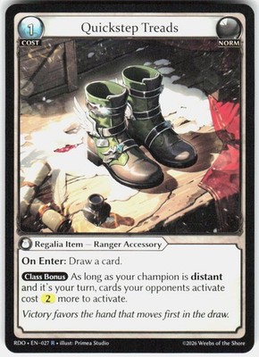 Quickstep Treads 027 Radiant Origins Grand Archive