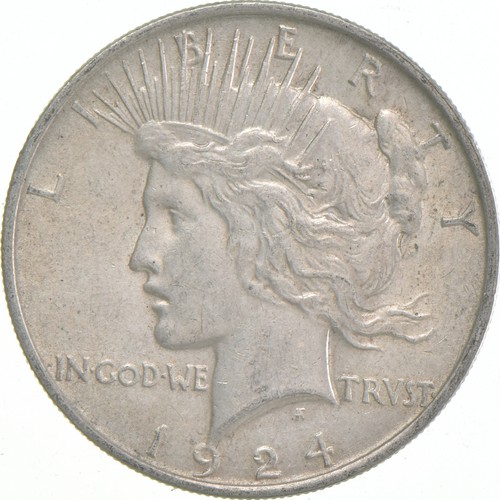 1924 Peace US Silber Dollar - 90% Philadelphia geprägt *0986