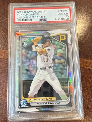 2024 Bowman Draft - Chrome Konnor Griffin #BDC-22 Refractor (RC) PSA 10