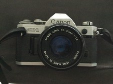 cannon ae-1 and canon fd 50mm f1.4