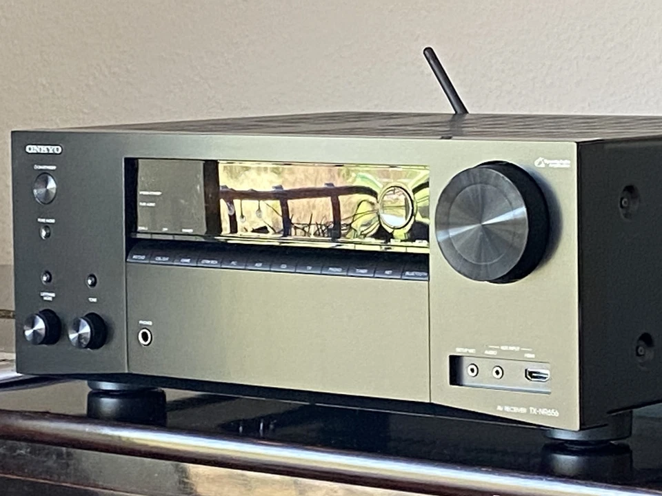 ONKYO TX-NR656 Network 7.2 Hi-Res Receiver DOLBY ATMOS BT WLAN AirPlay PHONO ARC - Bild 1 von 4