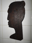 VINTAGE 10" HAND CARVED AFRICAN WOMEN (HANGS ON WALL) — photo 5