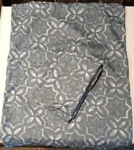Pair of Standard-size, Blue-gray, Bed Pillow Covers, Shams from Kathy Ireland