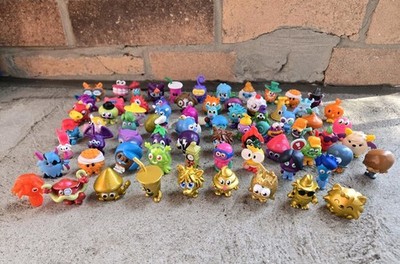 Moshi Monsters Moshlings Figures Assorted Lot of 73 Gold Special Limited Rare