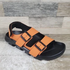 Birkenstock Mogami Terra Sandals Mens 9 / Womens 11 Burnt Orange Birko-Flor