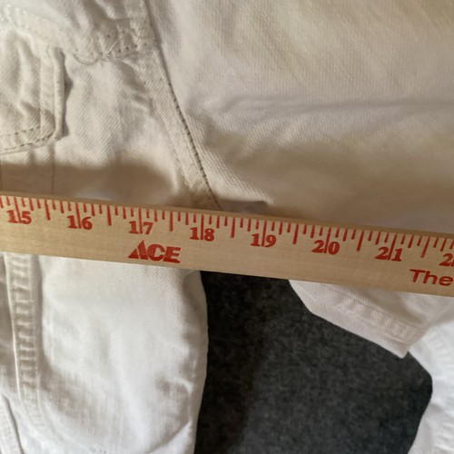 Ralph Lauren Denim & Supply Trucker Jacket Womens Large White Distressed ex Cond - Picture 8 of 19