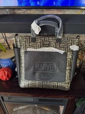Loungefly Marvel Logo Convertible Backpack & Tote Bag Purse