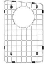 Karran USA GR-6008 9-1/2" L x 15" W Stainless Steel Basin Rack - Stainless Steel