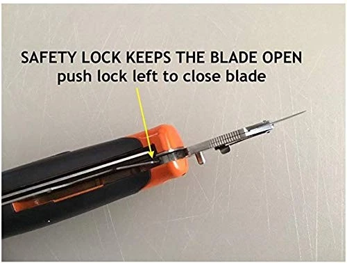 Swanson Tool Folding Jab Saw, Utility Knife Blade, 7-1/2", Orange/Black - Image 3 of 4