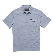 Howler Brothers Ranchero Polo Vintage Blue Heather Rare Discontinued Size L