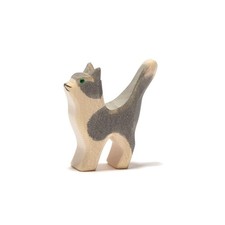 Ostheimer 11407 Katze klein Kopf hoch aus Hol...