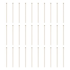 100pcs Ball Head Pins 1.97" 50mm Round Head Pins Champagne Gold,