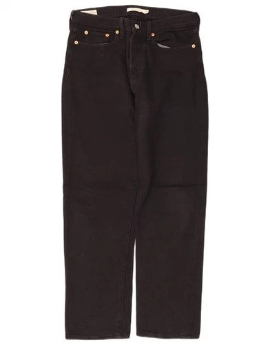Levi's Womens Wedgie Straight Jeans W28 L26 Black CW05