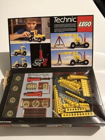 Vintage LEGO Technic Lot 2x 8055 2x 8040 Pneumatic+1978 Set+Case+Parts+Manual