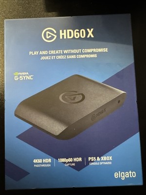 Elgato Game Capture HD60 X External Capture Card, Black New Free Shipping