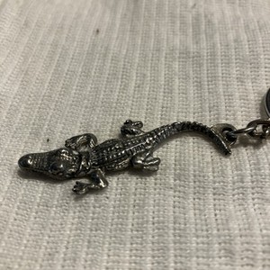 Alligator Pewter Keychain
