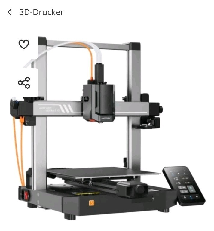 3D-Drucker Anycubic Kobra 3 V2 direkt Extruder 600 mm/s 255x255x260 mm - Bild 2