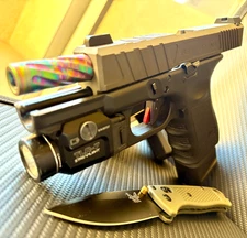 Glock 19 Gen 3 Slide Bishop Defense Complete ODG G19 RXM Upper + FREE KNIFE