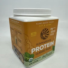 SUNWARRIOR Organic Classic Plus Natural, 13.2 oz. Exp - 8/14/2026