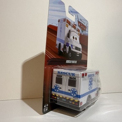 Disney Pixar Cars Morgan Martins Diecast Ambulance Mattel JJW74 1