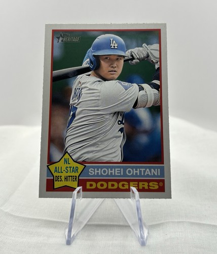 2025 Topps Heritage - Shohei Ohtani - Flipped Bat Variation #148 Dodgers