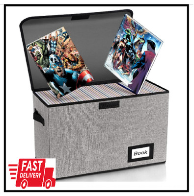 Comic Book Storage, Comic Book Box, 15.8'' X 7.8'' X 11.8'', Collapsible Comic