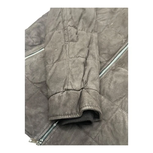 G. Inglese Italian Suede Jacket - Handmade Sartorial Bomber - Brown - Size 56 image 6