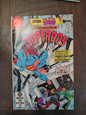 The New Adventures of Superboy #33 (1982) DC Comics 1st Print Comic  UK variant