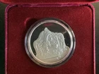1987 Disney Snow White WITCH 5 Oz Silver .999 Coin 50th Anniversary w/COA & BOX