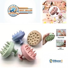 Silicone Scalp Massage Shampoo Brush Hair Washing Shower Tool