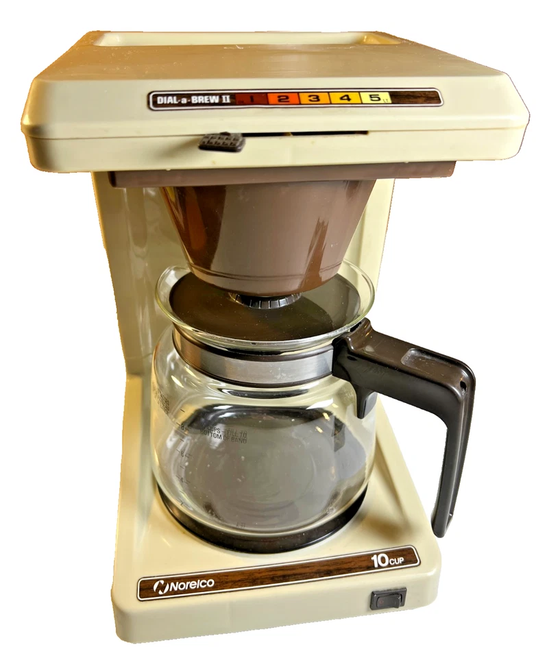 Vintage 1970s 1980s 80s Norelco Dial-a-Brew II Coffee Maker HB-5187 Movie Prop - Image 2 of 4