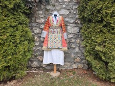 Macedonian Albanian women's folklore outfit, antique, from Skopje villages