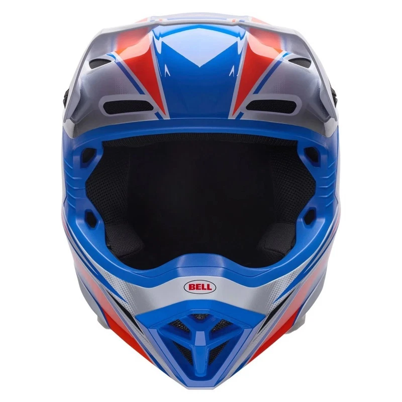 Bell MX-10 Mips Speedway White Blue, photo 4 of 7