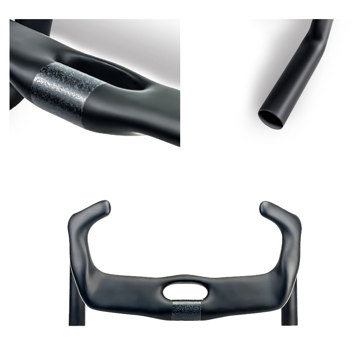 BALUGOE Carbon Fiber Track Cycling Handlebar TT Bike Handle Bar