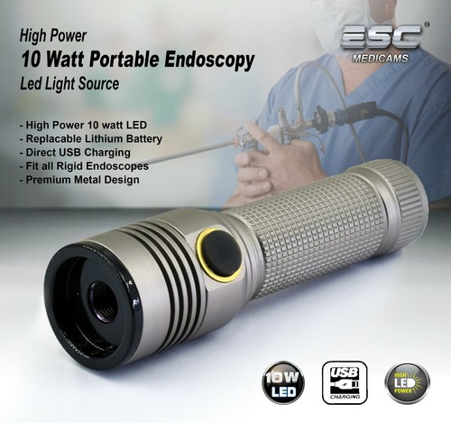 Portable Cold Led Light Source ENT Endoscopy Medical 10W Rigid Endoscope Camera - Picture 2 of 12