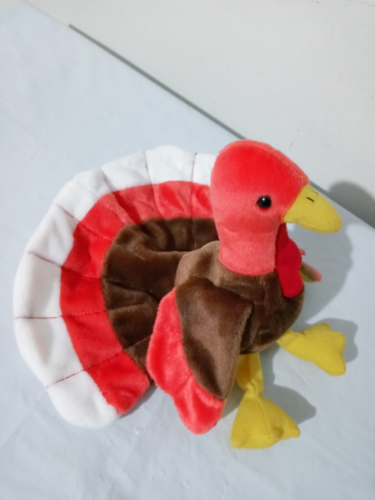 Ty Beanie Babies Gobbles the Turkey, Rare w/ Tag Errors and PVC